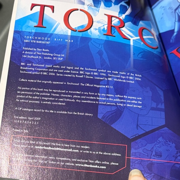 📚✨Vintage Torchwood: Rift War – Complete Collected Comic Strip Graphic Novel📚✨ - Picture 16 of 16